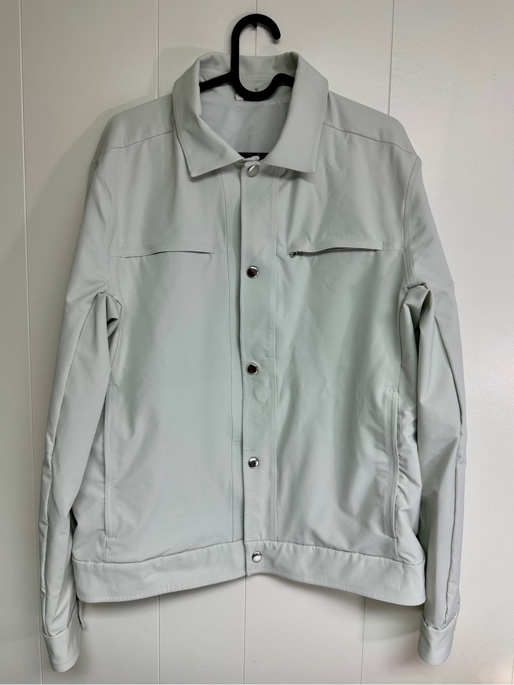 Lululemon Men's City Excursion Jacket - Size Medium (M) - Cream / Off-White